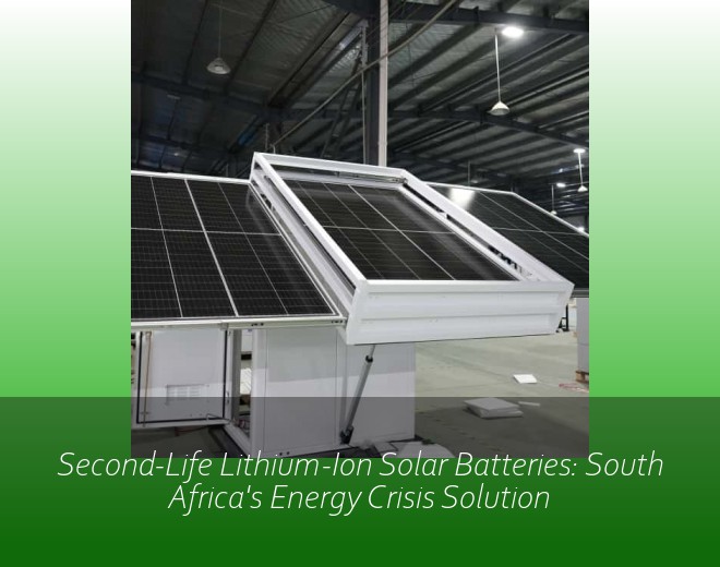 Second-Life Lithium-Ion Solar Batteries: South Africa's Energy Crisis Solution
